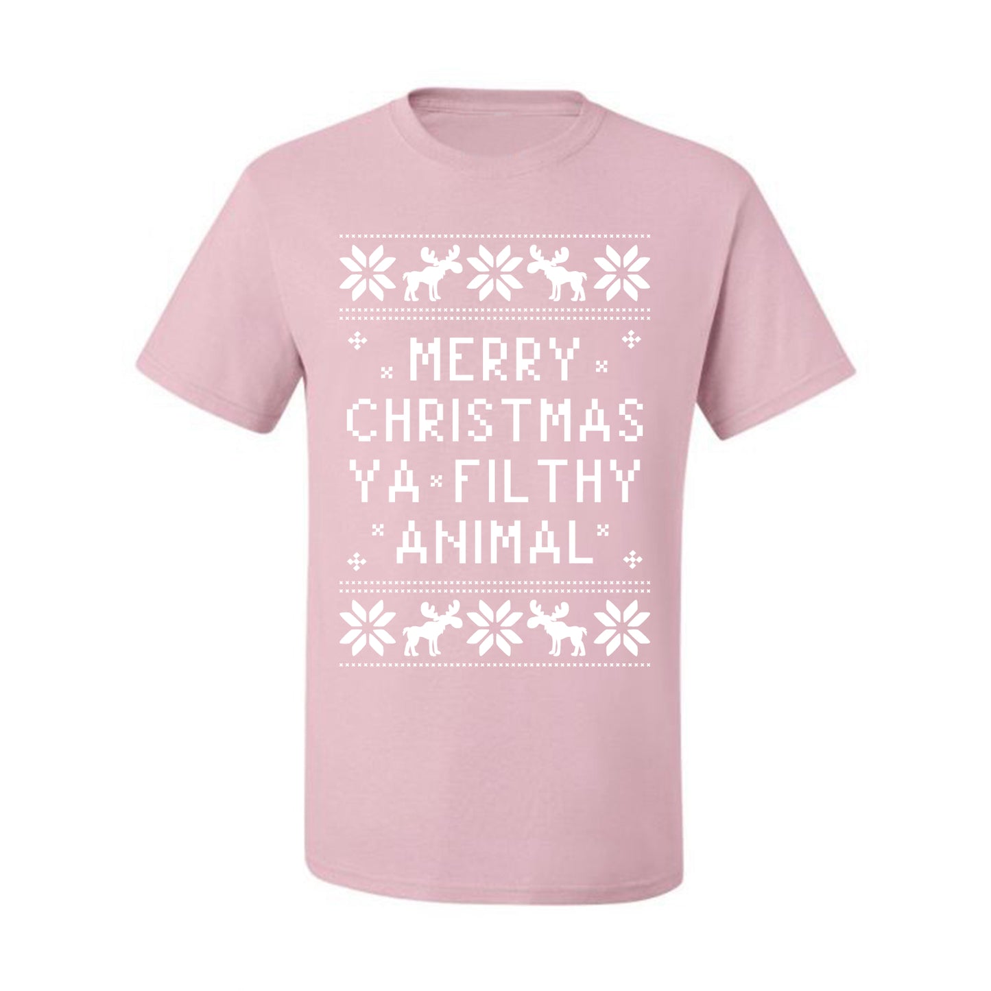 Baby's Ugly Christmas Bodysuit T-shirt Kids Girls Boys Infant Merry Christmas Ya' Filthy Ugly Christmas T-shirt  Ugly Christmas  Men's T-Shirt