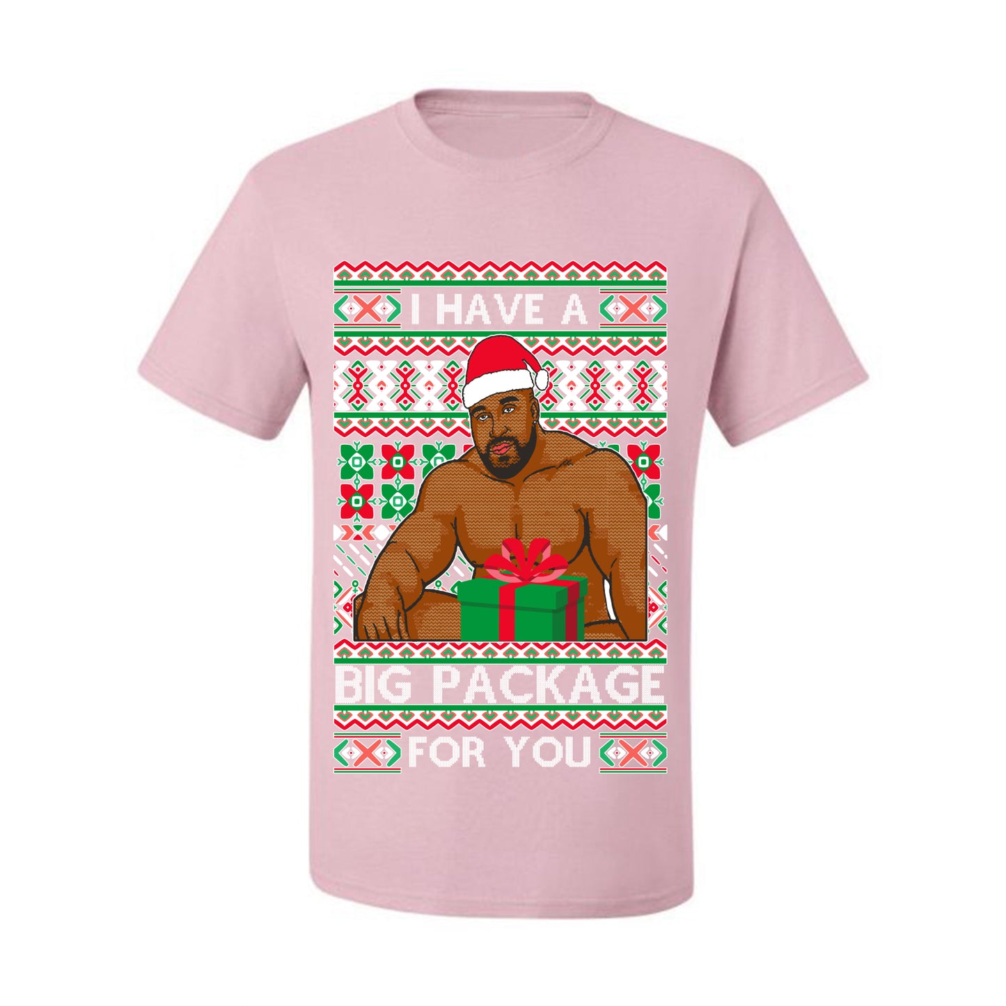 Meme Christmas Ugly T-shirt Barry Wood I have a Big Package Ugly Christmas T-shirt  Ugly Christmas  Men's T-Shirt