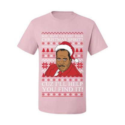 Ugly Holiday  Stanley Hudson Christmas Spirit I'll Help You Find It Ugly Christmas T-shirt  Ugly Christmas  Men's T-Shirt