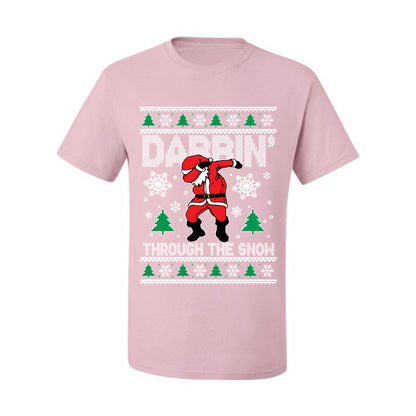 Ugly Holiday  Tshirt , Dabbing Through The Snow, Wild Bobby Ugly Christmas Tshirt Men's Graphic T-Shirt Ugly Christmas  Men's T-Shirt