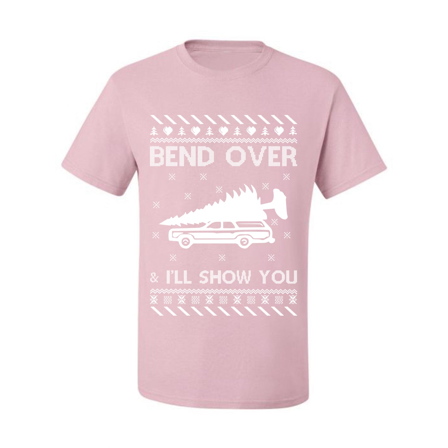 Ugly Xmas Tshirt Graphic T-Shirt, "Bend Over and I'll Show You", Wild Bobby  Ugly Christmas Tshirt Men's Graphic T-Shirt Ugly Christmas  Men's T-Shirt