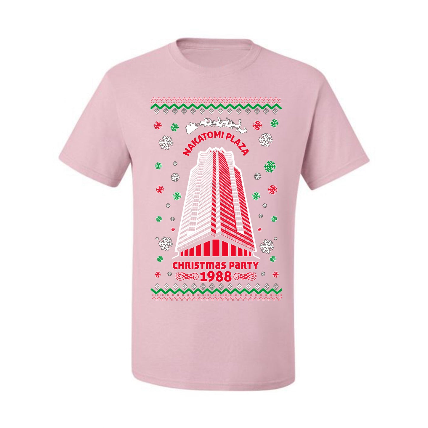 Ugly Unisex Crewneck Christmas Sweater 1988 Nakatomi Plaza Christmas Party  Ugly Christmas Sweater Men's T-Shirt