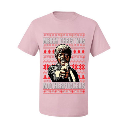 Ugly Xmas Tshirt , Merry Christmas Motherfuckers Ugly Christmas Tshirt Men's Graphic T-Shirt Ugly Christmas  Men's T-Shirt