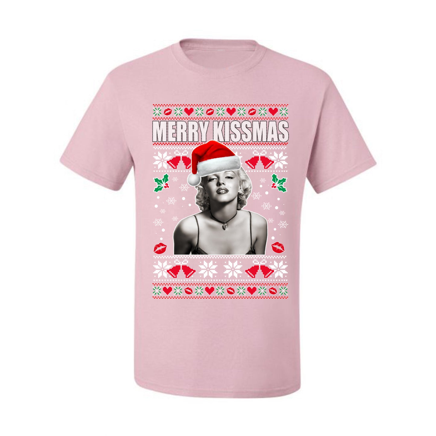 Merry Kissmas Marilyn Monroe, Christmas Gifts, Funny Xmas Gift Idea, Ugly Christmas Sweater Men's T-Shirt