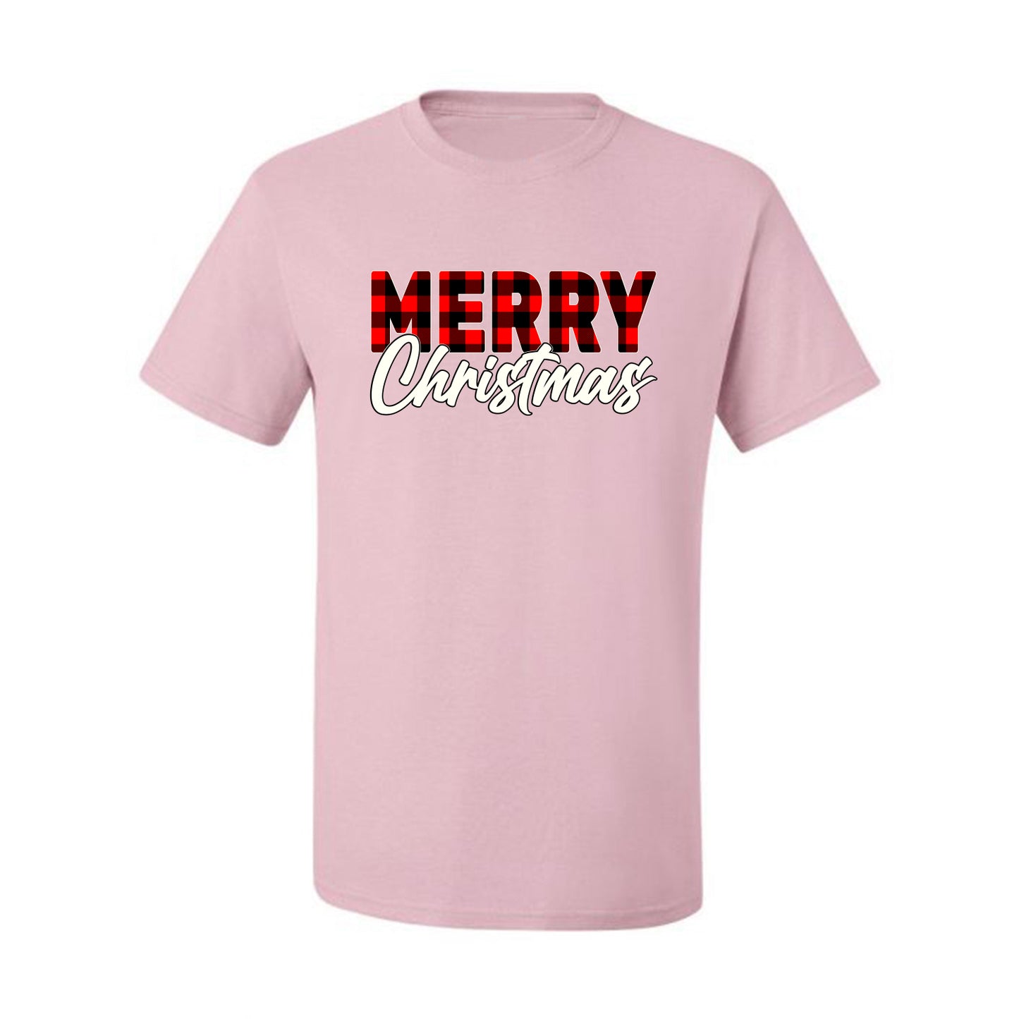 Men's Christmas Graphic TShirt, Plaid, Merry Christmas Buffalo  Ugly Christmas Tshirt Men's Graphic T-Shirt Ugly Christmas  Men's T-Shirt