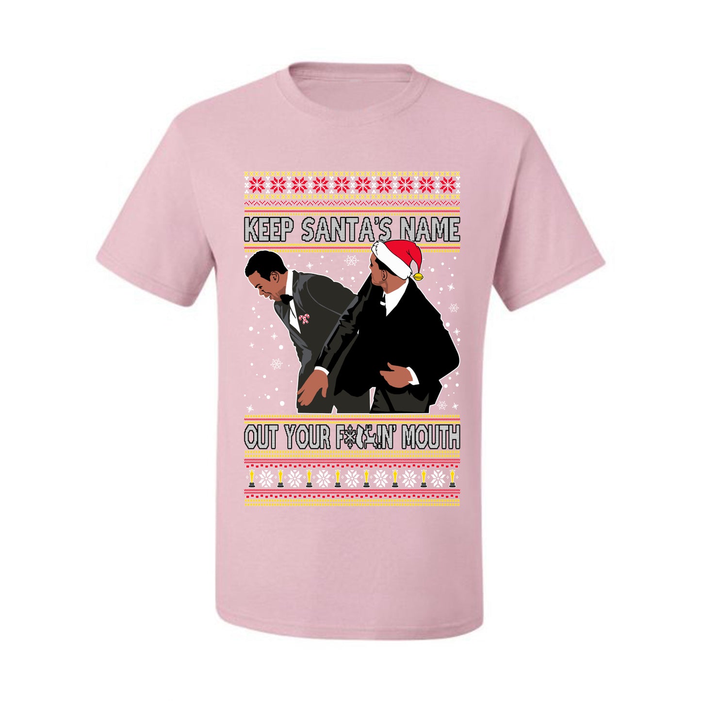 Ugly Christmas Holiday  T-shirt Don’t Say Santa's Name Ugly Christmas T-shirt  Ugly Christmas  Men's T-Shirt