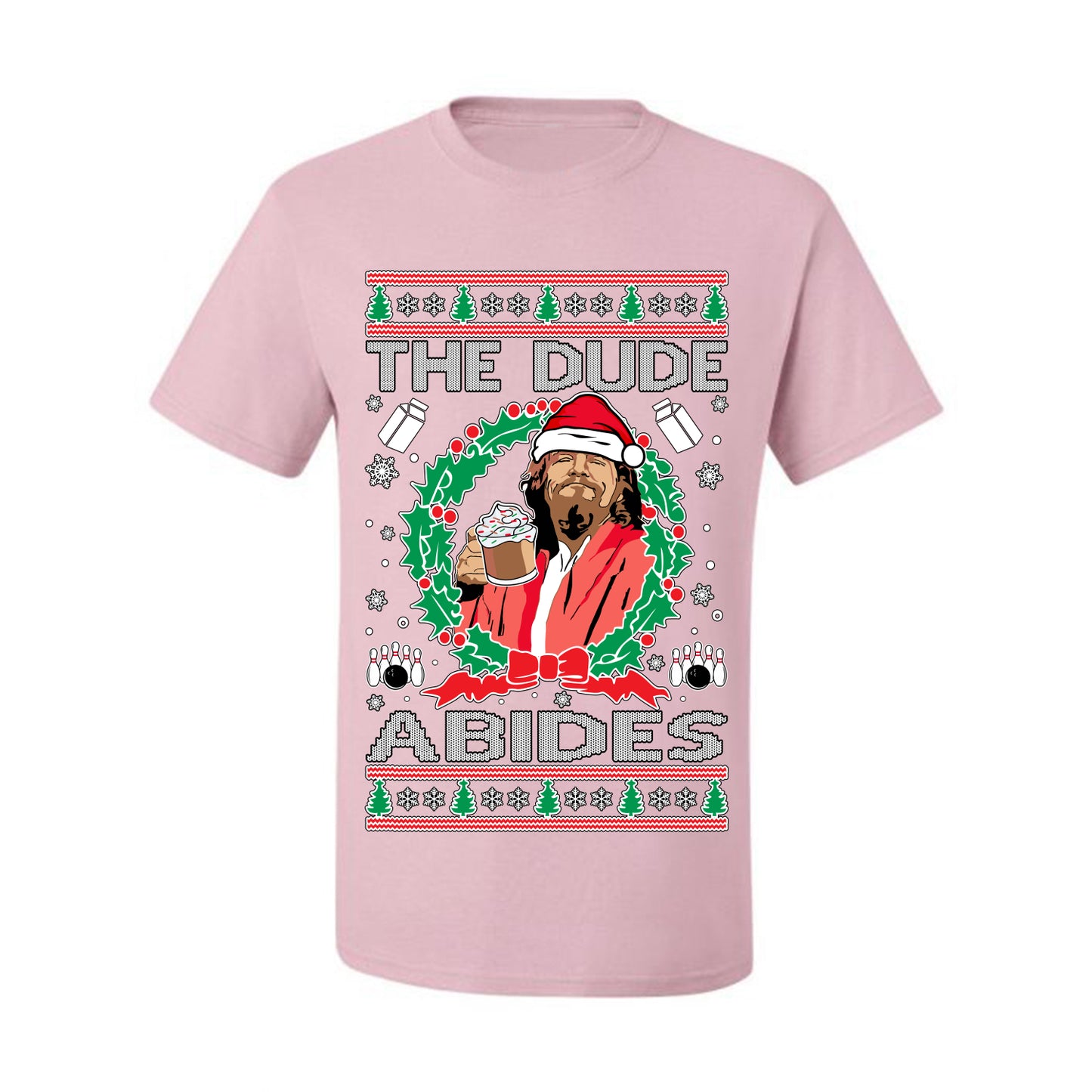 Big Lebowski - The Dude Abides, Christmas Gifts, Funny Xmas Gift Idea, Ugly Christmas Sweater Men's T-Shirt