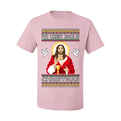 Put Christ Back In Christmas , Merry Christmas Tee, Ugly Christmas,  Sweater Men's T-Shirt