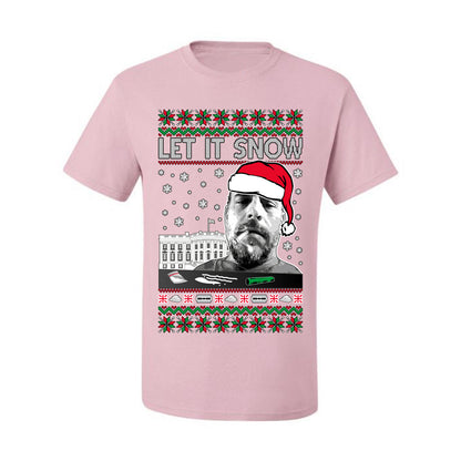 Hunter Let It Snow Biden , Merry Christmas Tee, Ugly Christmas,  Sweater Men's T-Shirt