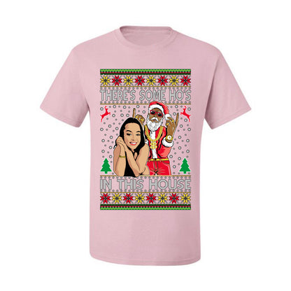 Santa the Plug Hos In This House , Merry Christmas Tee, Ugly Christmas,  Sweater Men's T-Shirt