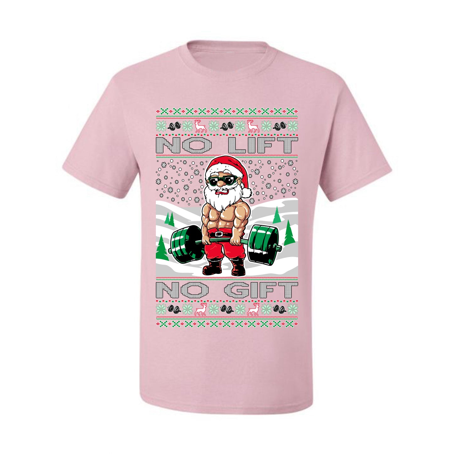 Merry Liftmas No Lift No Gift, Christmas Gifts, Funny Xmas Gift Idea, Ugly Christmas Sweater Men's T-Shirt