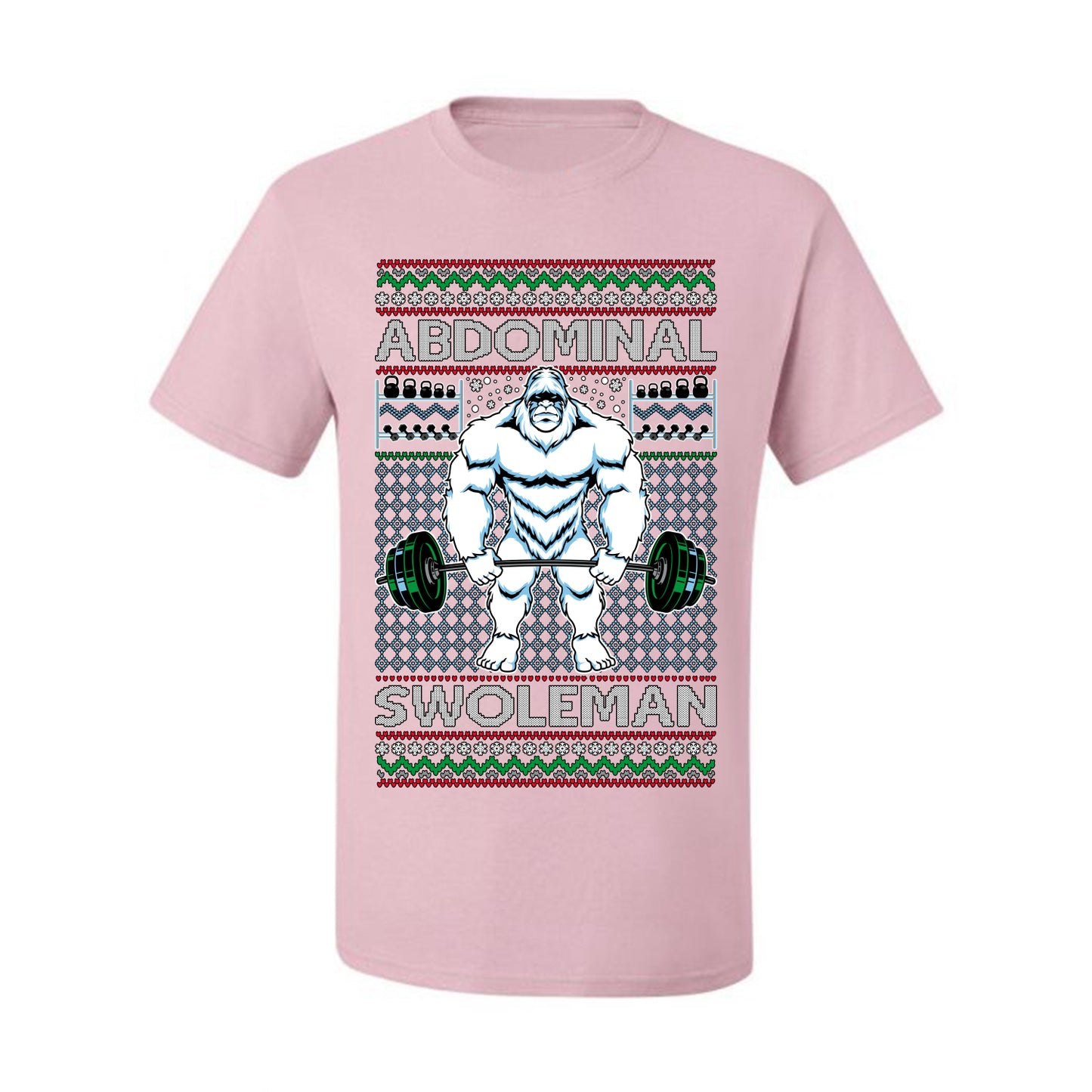 Merry Liftmas Abdominal Swoleman, Christmas Gifts, Funny Xmas Gift Idea, Ugly Christmas Sweater Men's T-Shirt