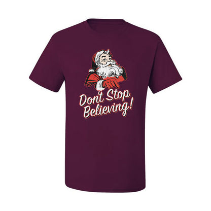 Men's Graphic Christmas T-Shirt Santa Dont Stop Believing  Ugly Christmas T-shirt  Ugly Christmas  Men's T-Shirt
