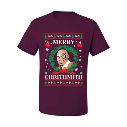 Mike Tyson  Ugly T-shirt Merry Chrithmith Ugly Christmas T-shirt  Ugly Christmas  Men's T-Shirt