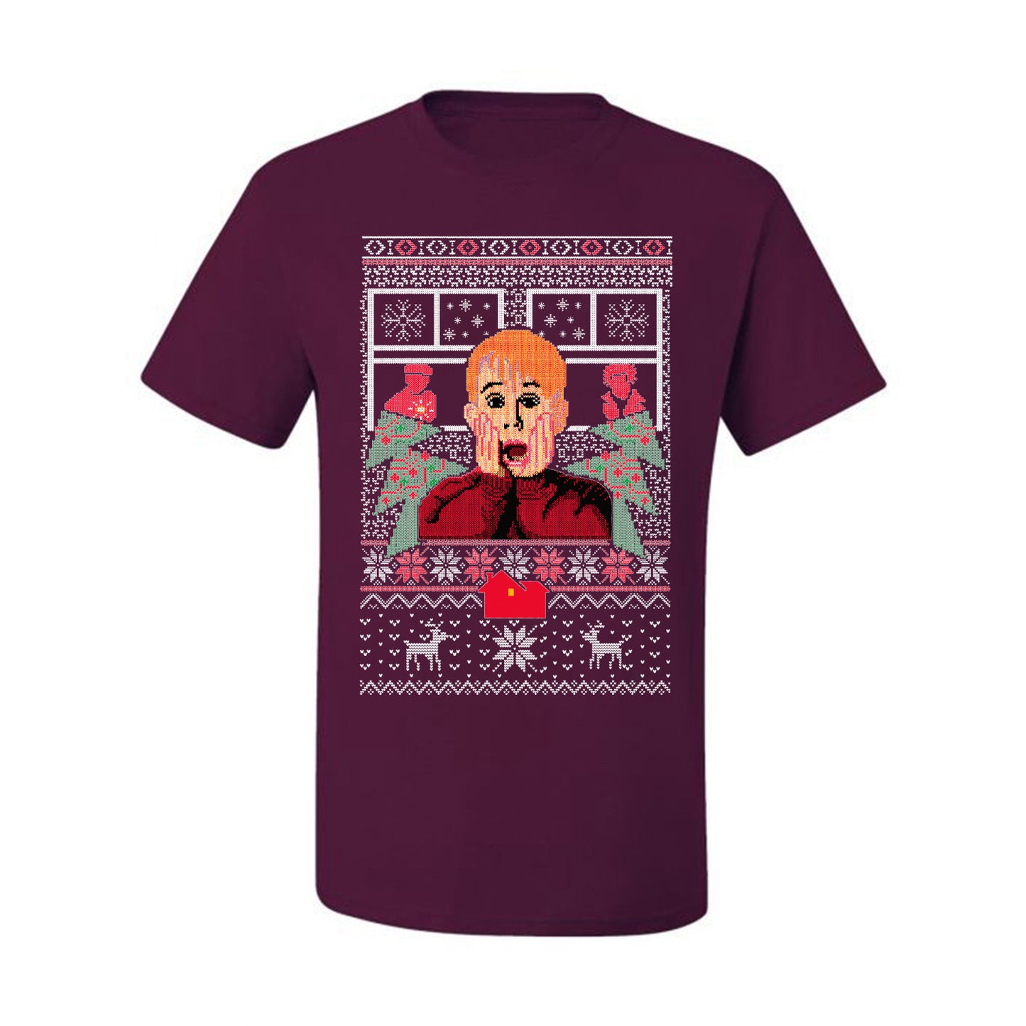 Kevin Merry Xmas Movie Fan, Christmas Gifts, Funny Xmas Gift Idea, Ugly Christmas Sweater Men's T-Shirt