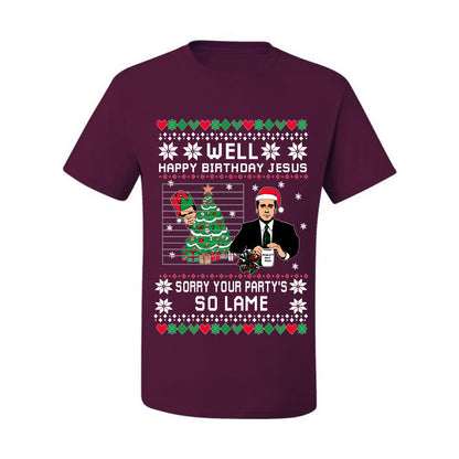 It's Jesus' Birthday Ugly  Christmas T-shirt Ugly Christmas T-shirt  Ugly Christmas  Men's T-Shirt