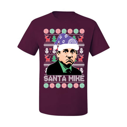 The Office Santa Mike Michael Scott Graphic  Ugly Xmas  T-shirt Ugly Christmas T-shirt  Ugly Christmas  Men's T-Shirt