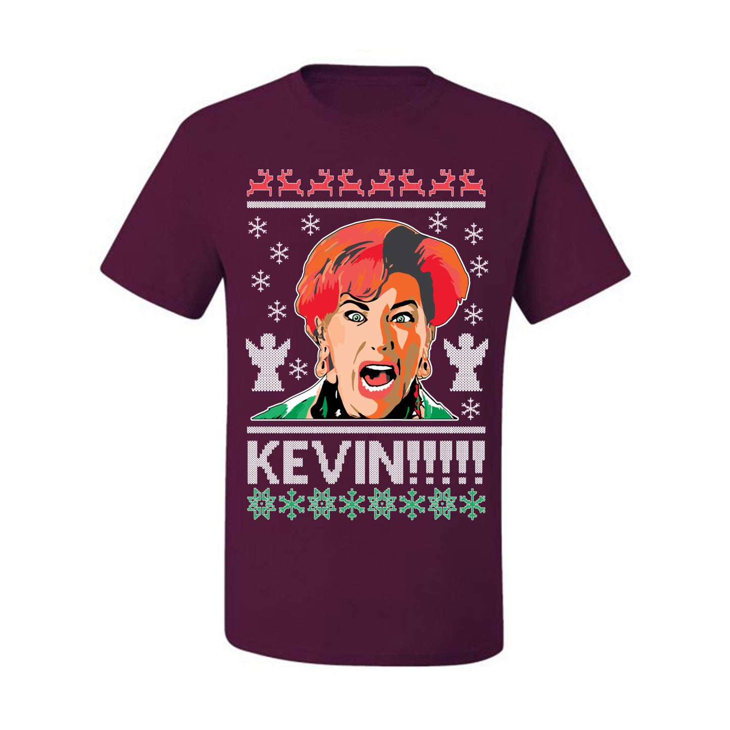 Kevin!!! Xmas Movie Classic, Christmas Gifts, Funny Xmas Gift Idea, Ugly Christmas Sweater Men's T-Shirt