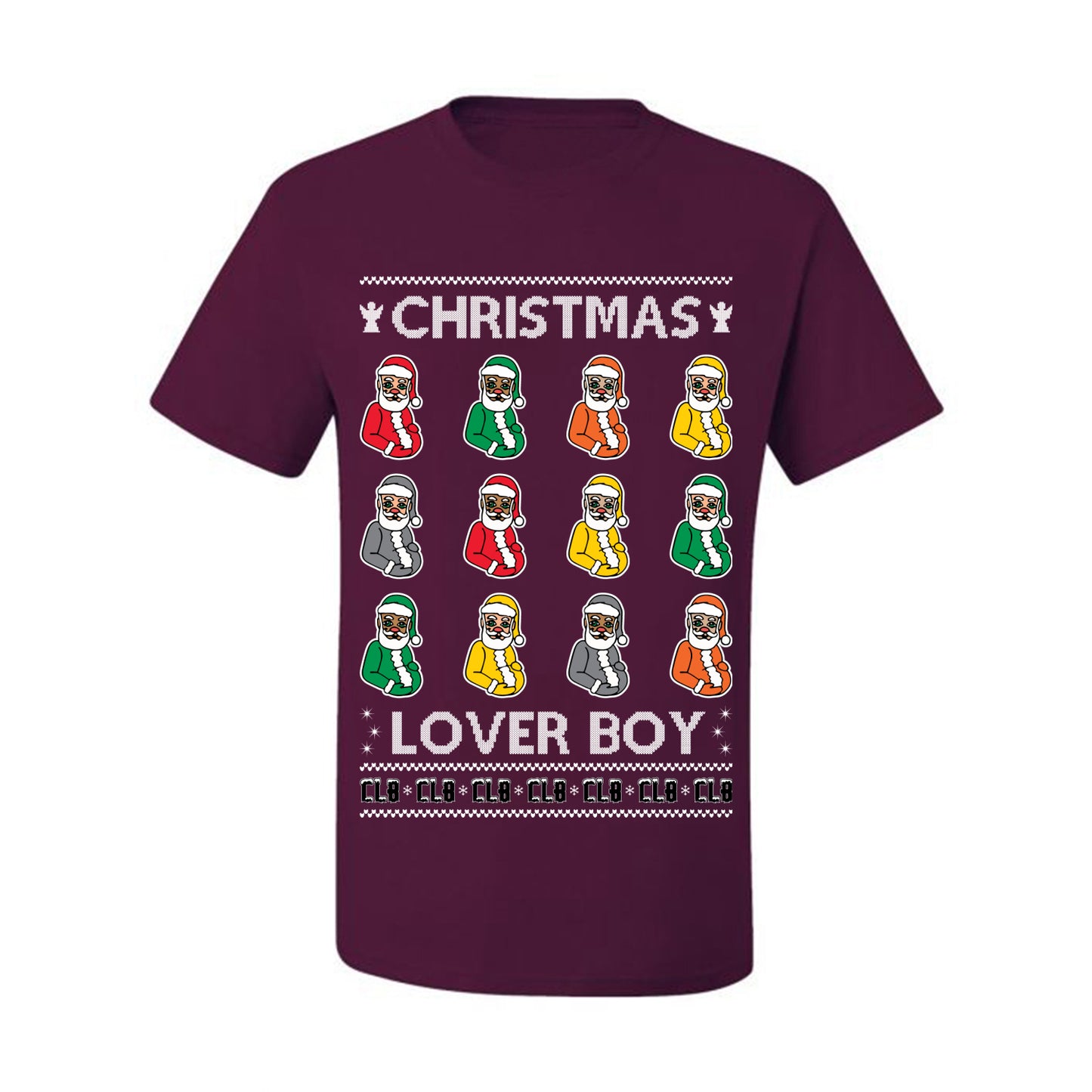 Christmas Lover Boy Album Cover, Christmas Gifts, Funny Xmas Gift Idea, Ugly Christmas Sweater Men's T-Shirt