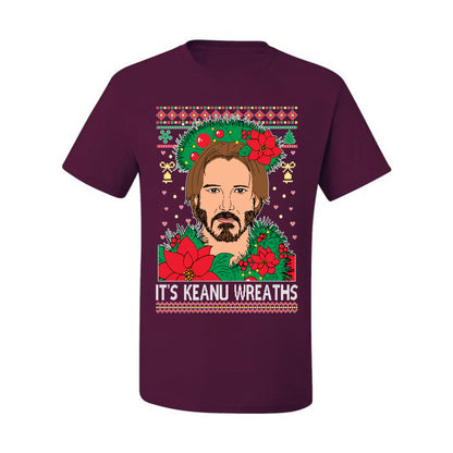 It's Keanu Wreaths ,Christmas Gifts, Funny Xmas Gift Idea, Ugly Christmas Sweater Men's T-Shirt