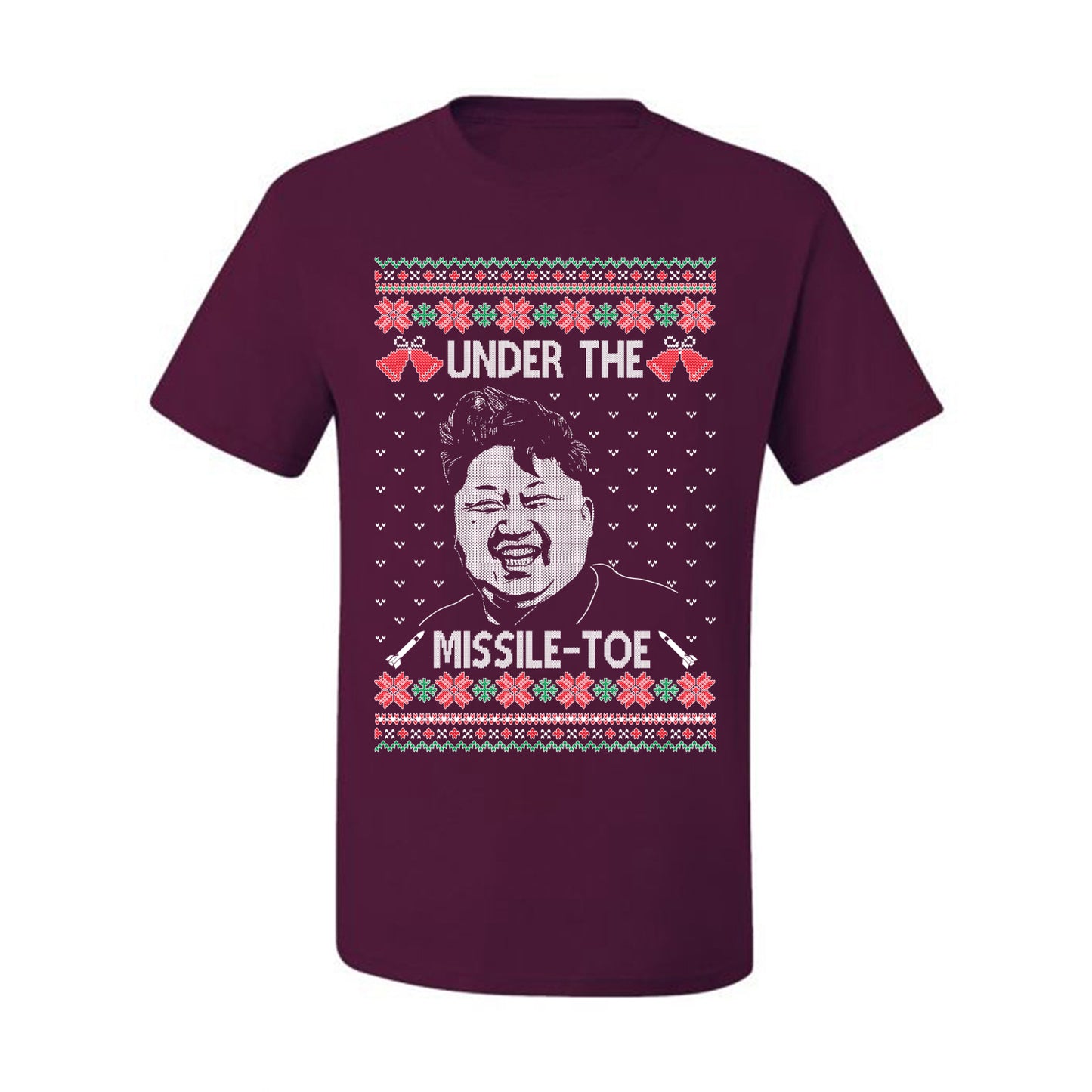 Under The Missle Toe ,Christmas Gifts, Funny Xmas Gift Idea, Ugly Christmas Sweater Men's T-Shirt