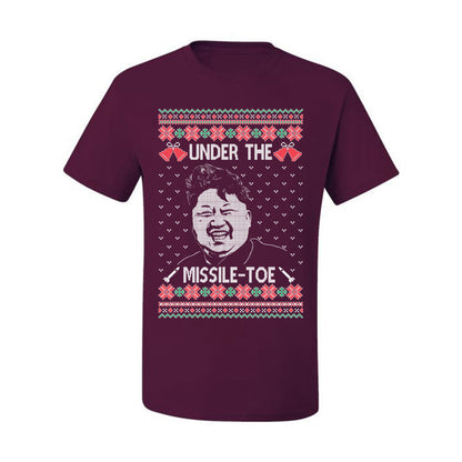 Under The Missle Toe ,Christmas Gifts, Funny Xmas Gift Idea, Ugly Christmas Sweater Men's T-Shirt