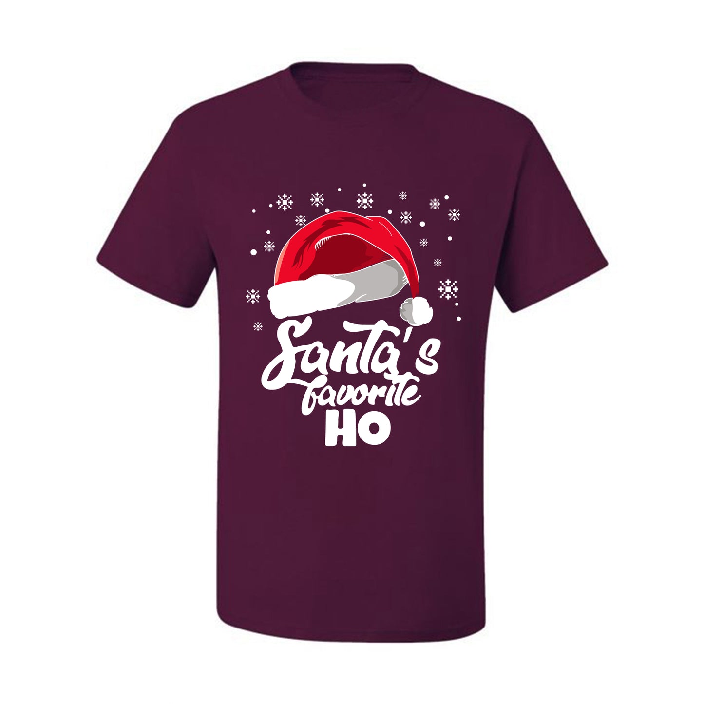 Ugly Christmas  "Santa's Favorite Ho" Butcher's Kitchen, Grilling, Cooking, BBQ  Ugly Christmas Tshirt Men's Graphic T-Shirt Ugly Christmas  Men's T-Shirt