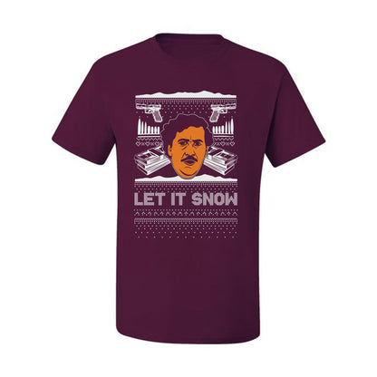 Ugly Christmas  Tshirt Graphic Funny, Let It Snow, Pablo Escobar, Merry Xmas Ugly Christmas Tshirt Men's Graphic T-Shirt Ugly Christmas  Men's T-Shirt
