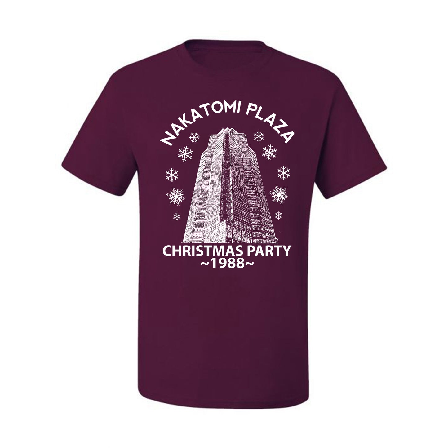 Classic McClane 1988 Nakatomi Plaza Ugly Longsleeve Christmas T-shirt for Men Ugly Christmas T-shirt  Ugly Christmas  Men's T-Shirt