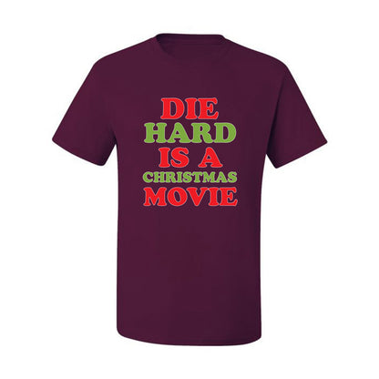 Men's Christmas  Shirt, Die Hard is a Christmas Movie Ugly Christmas Tshirt Men's Graphic T-Shirt Ugly Christmas  Men's T-Shirt