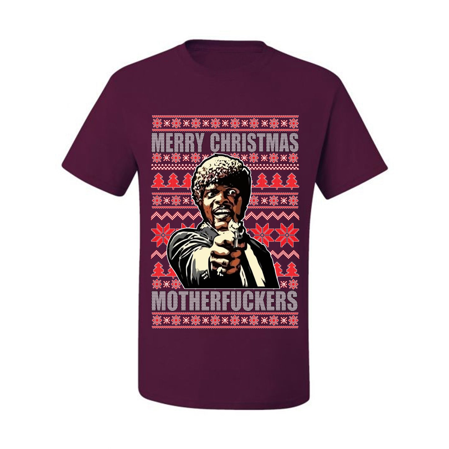 Ugly Xmas Tshirt , Merry Christmas Motherfuckers Ugly Christmas Tshirt Men's Graphic T-Shirt Ugly Christmas  Men's T-Shirt