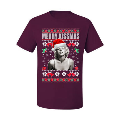 Merry Kissmas Marilyn Monroe, Christmas Gifts, Funny Xmas Gift Idea, Ugly Christmas Sweater Men's T-Shirt