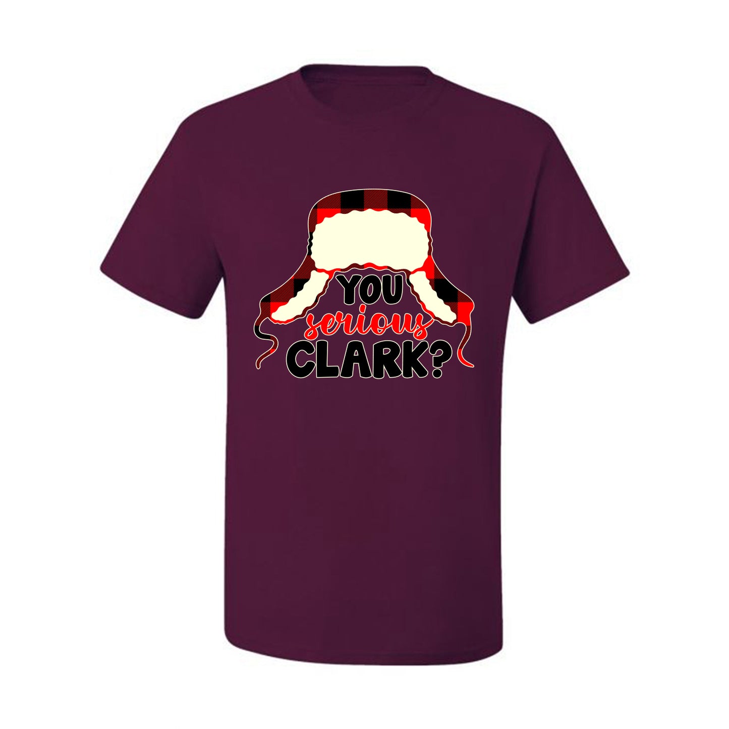 Women's Christmas Top Scoop , You Serious Clark? Wild Bobby Ugly Christmas Tshirt Men's Graphic T-Shirt Ugly Christmas  Men's T-Shirt