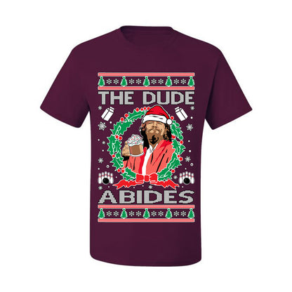 Big Lebowski - The Dude Abides, Christmas Gifts, Funny Xmas Gift Idea, Ugly Christmas Sweater Men's T-Shirt