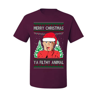 Ugly  T-shirt Merry Christmas Home Alone Kid Ugly Christmas T-shirt  Ugly Christmas  Men's T-Shirt