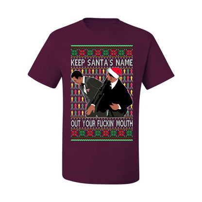Meme Ugly Christmas  Tshirt , Will Smith Slapping Chris Rock, Wife, Award Show Joke, Ugly Christmas Tshirt Men's Graphic T-Shirt Ugly Christmas  Men's T-Shirt