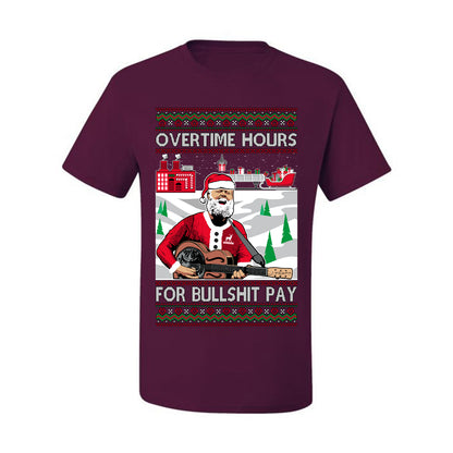 Overtime Hours Rich Men North of Richmond, Christmas Gifts, Funny Xmas Gift Idea, Ugly Christmas Sweater Men's T-Shirt