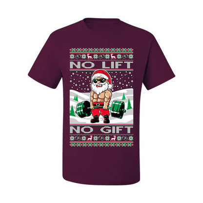 Merry Liftmas No Lift No Gift, Christmas Gifts, Funny Xmas Gift Idea, Ugly Christmas Sweater Men's T-Shirt