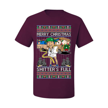 Merry Christmas Shitter's Full Ugly Christmas Sweater, Christmas Gifts, Funny Xmas Gift Idea, Men's T-Shirt