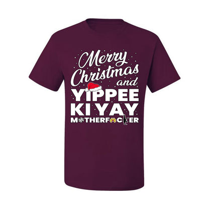 Merry Christmas and Yippee Ki Yay MOFO Ugly Christmas Sweater, Christmas Gifts, Funny Xmas Gift Idea, Men's T-Shirt