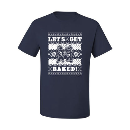 Graphic Ugly Xmas Tshirt , Holiday Ginger Bread Design, Let's Get Baked  Ugly Christmas Tshirt Men's Graphic T-Shirt Ugly Christmas  Men's T-Shirt