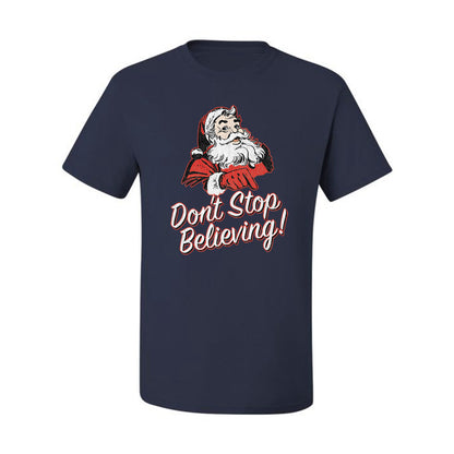 Men's Graphic Christmas T-Shirt Santa Dont Stop Believing  Ugly Christmas T-shirt  Ugly Christmas  Men's T-Shirt