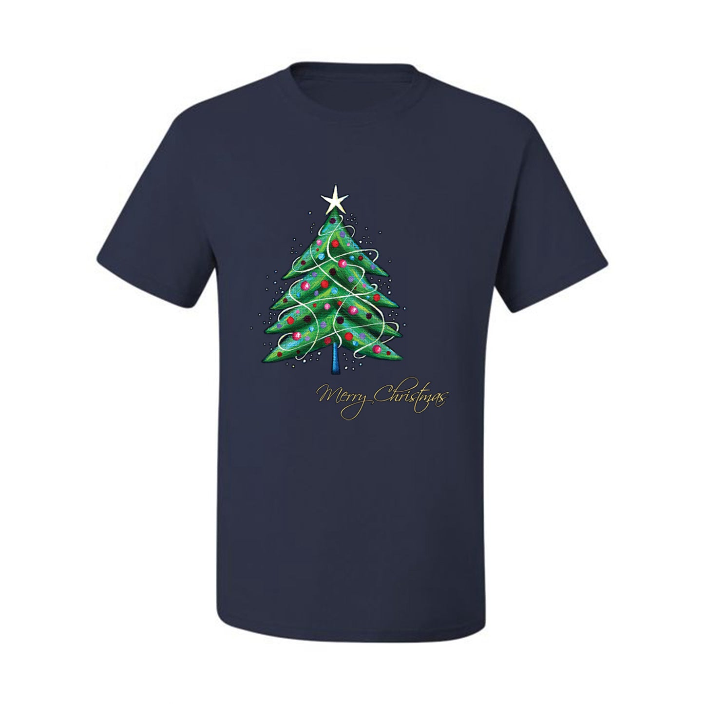 Graphic Ugly T-shirt for Christmas Merry Christmas Tree  Shirt T-Shirt Ugly Christmas T-shirt  Ugly Christmas  Men's T-Shirt