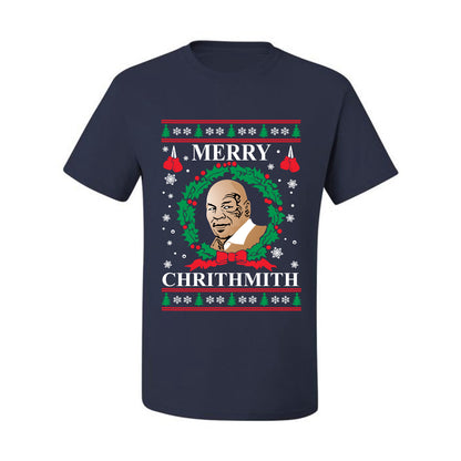 Mike Tyson  Ugly T-shirt Merry Chrithmith Ugly Christmas T-shirt  Ugly Christmas  Men's T-Shirt