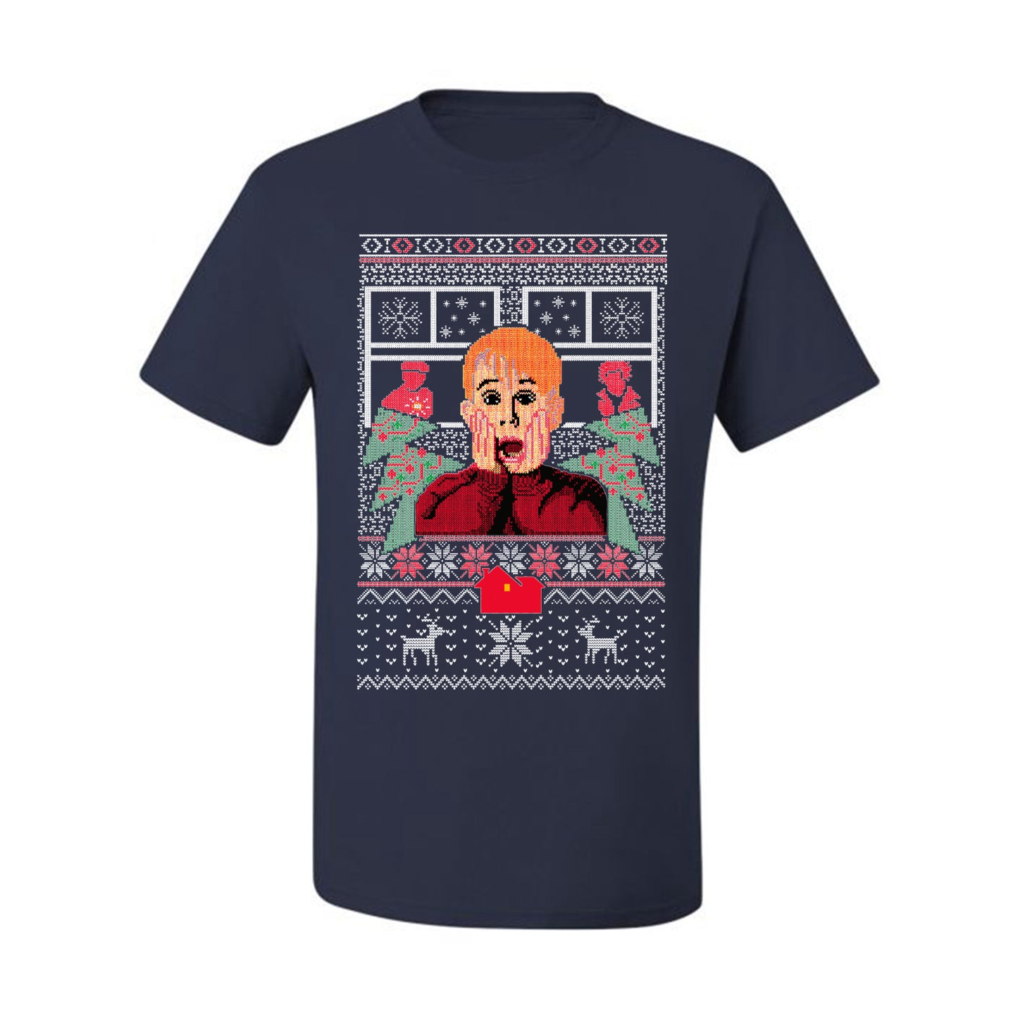 Kevin Merry Xmas Movie Fan, Christmas Gifts, Funny Xmas Gift Idea, Ugly Christmas Sweater Men's T-Shirt
