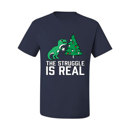 Ugly Christmas Tshirt, The Struggle is Real, Christmas T-Rex,  Scoop Top Ugly Christmas Tshirt Men's Graphic T-Shirt Ugly Christmas  Men's T-Shirt
