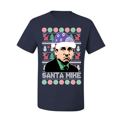 The Office Santa Mike Michael Scott Graphic  Ugly Xmas  T-shirt Ugly Christmas T-shirt  Ugly Christmas  Men's T-Shirt