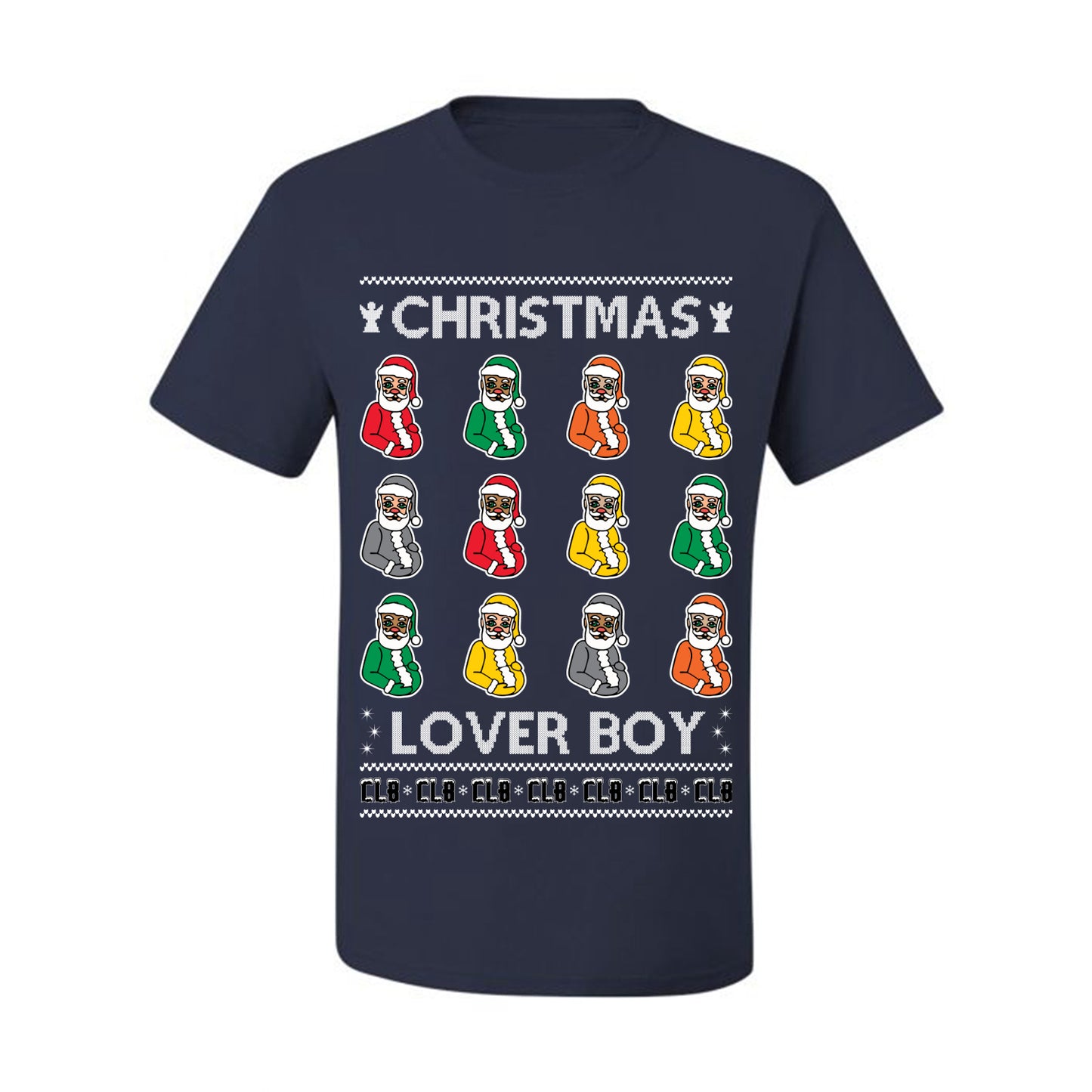 Christmas Lover Boy Album Cover, Christmas Gifts, Funny Xmas Gift Idea, Ugly Christmas Sweater Men's T-Shirt