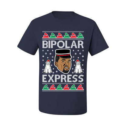 Funny Ugly Xmas Holiday T-shirt  Bipolar Express Ye Bipolar Express Ye Premium  Ugly Christmas T-shirt  Ugly Christmas  Men's T-Shirt