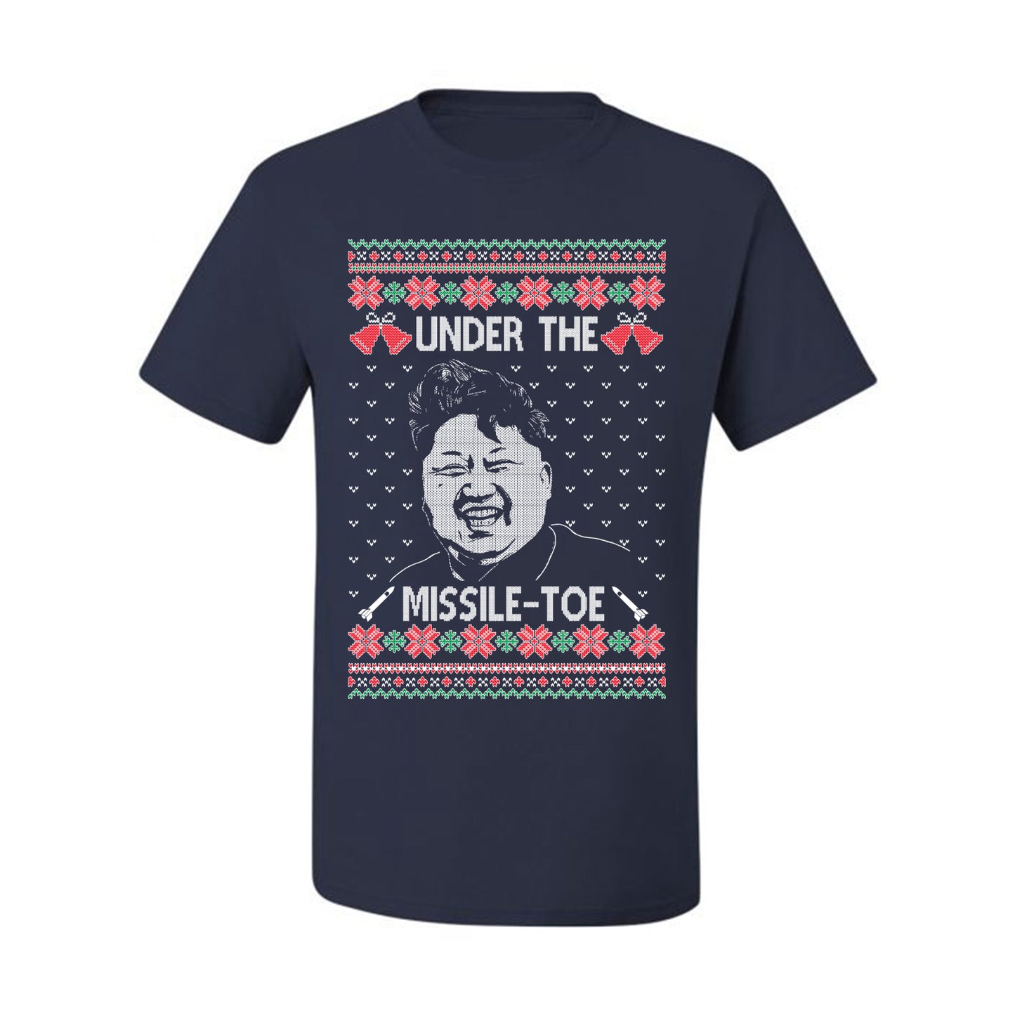 Under The Missle Toe ,Christmas Gifts, Funny Xmas Gift Idea, Ugly Christmas Sweater Men's T-Shirt